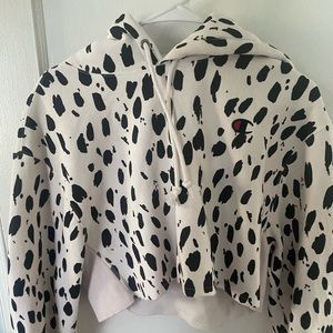 Cropped champion hoodie